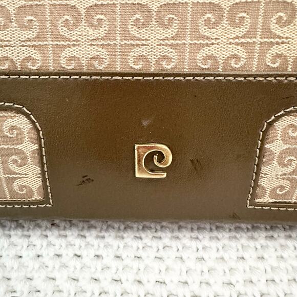 Pierre Cardin Vintage MCM Backgammon Board Game Set Monogram Print Attache Case - Picture 12 of 14